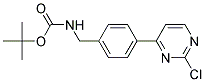 [4-(2-Chloro-pyrimidin-4-yl)-benzyl]-carbamic acid tert-butyl ester 结构式
