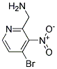 (4-Bromo-3-nitro-pyridin-2-yl)-methyl-amine 结构式