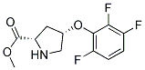 methyl (2S,4S)-4-(2,3,6-trifluorophenoxy)pyrrolidine-2-carboxylate 结构式