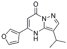 5-furan-3-yl-3-(1-methylethyl)pyrazolo[1,5-a]pyrimidin-7(4H)-one 结构式