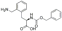 (2R)-3-[2-(aminomethyl)phenyl]-2-{[(benzyloxy)carbonyl]amino}propanoic acid 结构式