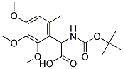 [(tert-butoxycarbonyl)amino](2,3,4-trimethoxy-6-methylphenyl)acetic acid 结构式