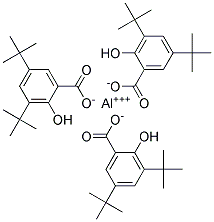 3,5-DI-TERT-BUTYLSALICYLIC ACID ALUMINUM SALT 结构式