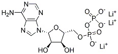 ADENOSINE-5'-DIPHOSPHATE LITHIUM SALT 结构式