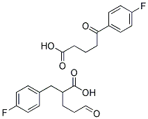 P-FLUOROBENZOYLBUTYRIC ACID &P- FLUOROBENYL-5-OXOPENTANOIC ACID 结构式