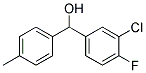 3-CHLORO-4-FLUORO-4'-METHYLBENZYHYDROL 结构式