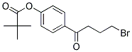 Methyl 4-(4-Bromo-1-Butyryl)-alpha,alpha-Dimethyl Phenyl Acetate 结构式