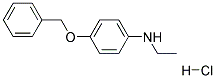 4-Benzyloxyphenyl ethylamine hydrochloride 结构式
