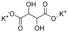 Potassium tartrate (dibasic) 结构式