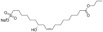 n-Propyl ricinoleate, sulfated, sodium salt 结构式