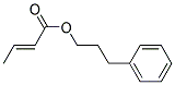 3-Phenylpropyl crotonate 结构式