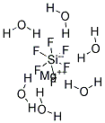 Magnesium fluorosilicate  hexahydrate 结构式