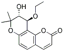 (9R-TRANS)-10-ETHOXY-9-HYDROXY-8,8-DIMETHYL-9,10-DIHYDROPYRANO(2,3-F)CHROMEN-2(8H)-ONE 结构式