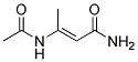 (E)-3-ACETAMIDO-2-BUTENAMIDE 结构式