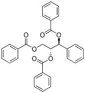 (R*,S*)-(+/-)-1-PHENYL-1,2,3-PROPANETRIYLTRIBENZOATE 结构式