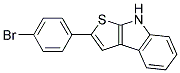 2-(P-BROMOPHENYL)-8H-THIENO(2,3-B)INDOLE 结构式