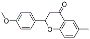 2-(P-METHOXYPHENYL)-6-METHYL-4-CHROMANONE 结构式