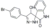 3'-(P-BROMOPHENYL)-4'-HYDROXYSPIRO(INDOLINE-3,5'-(2)PYRAZOLIN)-2-ONE 结构式