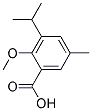 3-ISOPROPYL-2-METHOXY-5-METHYLBENZOICACID 结构式