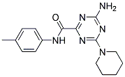 4-AMINO-6-PIPERIDINO-N-(P-TOLYL)-1,3,5-TRIAZINE-2-CARBOXAMIDE 结构式