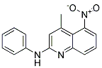 4-METHYL-5-NITRO-N-PHENYL-2-QUINOLINAMINE 结构式