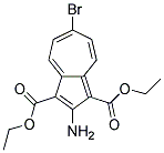 DIETHYL2-AMINO-6-BROMO-1,3-AZULENEDICARBOXYLATE 结构式