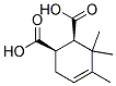 CIS-3,3,4-TRIMETHYL-4-CYCLOHEXENE-1,2-DICARBOXYLICACID 结构式