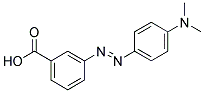 M-(P-(DIMETHYLAMINO)PHENYLAZO)BENZOICACID 结构式