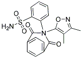 N-(3,4-DIMETHYL-5-ISOXAZOLYL)-P-PHTHALIMIDOBENZENESULFONAMIDE 结构式