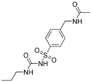 N-(4-((3-PROPYLUREIDO)SULFONYL)BENZYL)ACETAMIDE 结构式