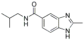 N-ISOBUTYL-2-METHYL-5-BENZIMIDAZOLECARBOXAMIDE 结构式