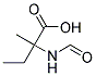 N-FORMYL-2-ETHYL-DL-ALANINE 结构式