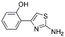 O-(2-Amino-4-thiazolyl)phenol 结构式