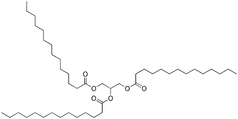 PROPANE-1,2,3-TRIYLTRIMYRISTATE 结构式