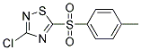 3-CHLORO-5-(4-METHYLPHENYLSULFONYL)-1,2,4-THIADIAZOLE 结构式