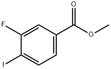 3-氟-4-碘苯甲酸甲脂 结构式