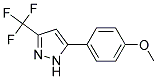 5-(4-Methoxy-phenyl)-3-trifluoromethyl-1H-pyrazole 结构式