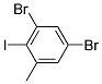 3,5-Dibromo-2-iodotoluene 结构式