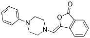 (Z)-3-((4-Phenylpiperazin-1-yl)methylene)isobenzofuran-1(3H)-one 结构式