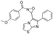 5-[[[4-Methoxybenzoyl]ox-oimino]methyl]-6-phenylimidazo[2,1-b][1,3]thiazole 结构式