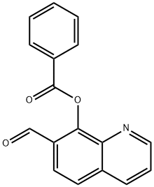 7-甲酰基喹啉-8-基苯甲酸酯 结构式