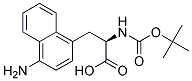 3-(4-AMINONAPHTHALEN-1-YL)-N-BOC-D-ALANINE
 结构式