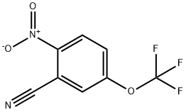 2-硝基-5-(三氟甲氧基)苯甲腈 结构式