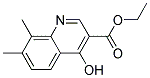 ethyl 4-hydroxy-7,8-dimethylquinoline-3-carboxylate 结构式