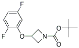 3-(2,5-Difluoro-phenoxy)-azetidine-1-carboxylic acid tert-butyl ester 结构式