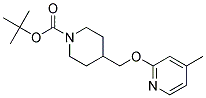 4-(4-Methyl-pyridin-2-yloxymethyl)-piperidine-1-carboxylic acid tert-butyl ester 结构式