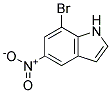 7-bromo-5-nitro-1H-indole 结构式