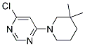 4-Chloro-6-(3,3-dimethyl-piperidin-1-yl)-pyrimidine 结构式