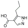 5-propyl-1H-pyrazole-4-carboxylic acid 结构式