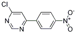 4-Chloro-6-(4-nitro-phenyl)-pyrimidine 结构式